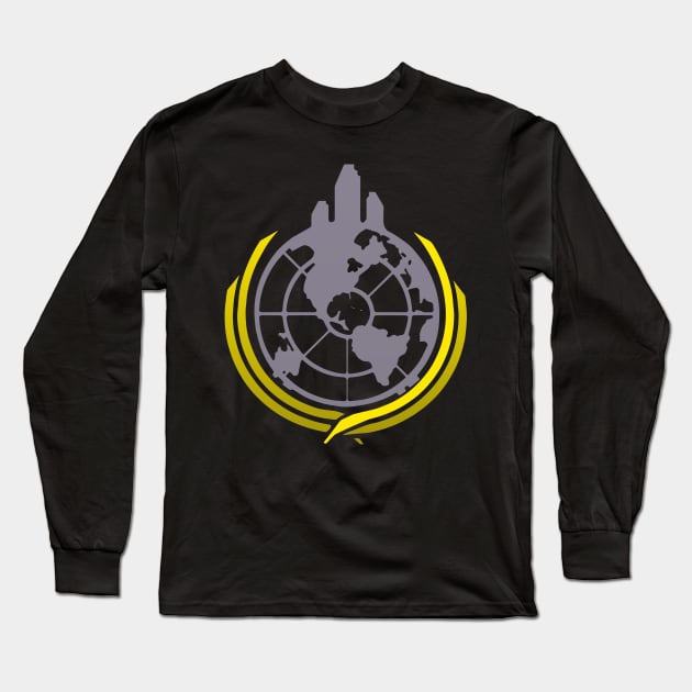 helldivers superearth Long Sleeve T-Shirt by rahalarts